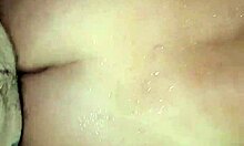 Mom Bent Over Dildo Fucks Big Pussy Squirting Creampie in Bathroom