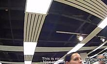 Charming Czech Teen Stripped and Seduced in Mall for Hard POV Ride