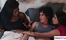 me and gf scissor trib with her huge tits ebony bestie 😍👅💦
