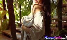 Smoking Hot Naked Teen Claudia Tihan Strips Outdoor Tropics