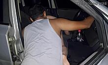 married babe drops trou for cock deep in the forest wild