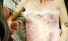 What happens when pregnant bunny in lingerie begs for rough pov creampie pounding?