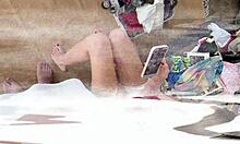 heart pounding as big boobs girl in tennis skirt strokes monster cock bare