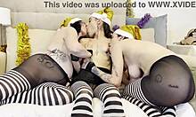 Dirty Christmas Orgy Turns Wild with Pee and Kissing Chaos