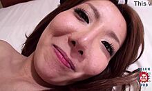 big tits curvy japanese amateur rides vibrator then takes rough uncensored creampie