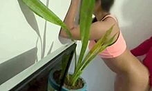 Why'd my wife hire such a petite latina maid i just had to fuck her tight?