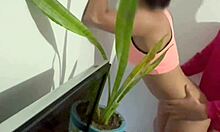 Why'd my wife hire such a petite latina maid i just had to fuck her tight?