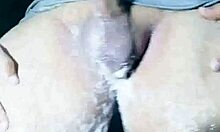 Isn't it tempting watching this exotic naked beauty stroke her sensual body under shower spray outdoors?