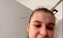 Intense locker room fuck throbs with raw teen lust close up