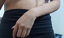 Innocent Latina Teen's Perfect Natural Tits Spy Cam Exposed