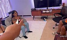 our swinger couple finally swaps partners for the first time in this real latina interview casting