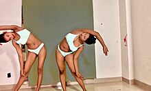 uttaran20 stands for wild ffm threesome with rough standing sex and deep fisting