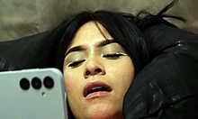 stepsister convinced me lets skip porn and film our own tight pussy creampie