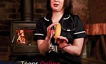 british nurse shows you condom use while wanking your throbbing cock