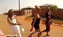 Ebony bffs unleash hot revenge threesome passion like never before