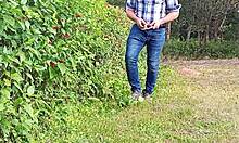 Brazilian Gardener Jerks Monster Thick Cock