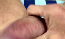 Nakedman15 jerks off naked close-up flashing hard