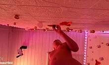 misssvikki sucks dick through sheer top next door