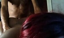 Sexy chocolate BBW bends oiled big ass for ebony backshots