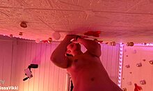 misssvikki sucks dick through sheer top next door
