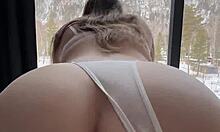 you like fucking my thick wet pussy bent over lingerie hotel view?