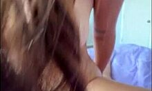 uhh 18 yo brunette serena sterling tries big cock on cam