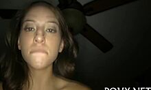 i lick her tight wet petite pussy in this naked contest game