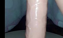 couple bets escalate into steamy homemade toy play session