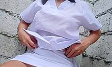 Construction Worker Pounds Pinay Nurse Pussy in Abandoned Hospital