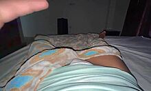 College girl's morning pantyhose fingering swells juicy pussy lips wide