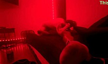 bigdaddykj roughly massages black daddy's cock in preview part 2