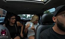 Sheila Ortega's Juicy Pussy Gets Licked Wild in the Car
