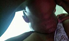 Colombian cheating wife huge cock creampie panties aside rough fuck