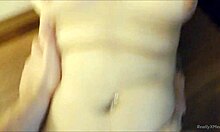 Shy teen deepthroats monster cock before tight pussy takes cumshot