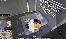 the horny futa roblox girl relentlessly fucks best friend to squirting cum