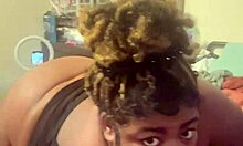 I crave big black cock bussing down my fat ass milf body at bed edge