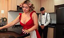 hey dude my stepson plots this crazy scheme and boom stepmom's sucking his monster cock deepthroat style