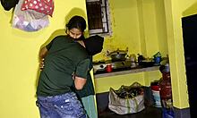 naughty desi bhabhi fingers herself wildly before getting roughly pounded hard