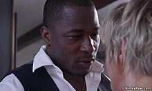 huge black cock boyfriend dominates gf and stepmom in wild threesome bondage