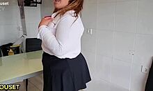 blonde schoolgirl with huge curvy latina ass bent over, teacher doggystyles her fat bbw miniskirt pussy spanking hard? 