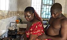 fat bbw couple leaks their wild kitchen licking sex tape, amateur homemade action exposed raw 