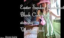 Valentina Jade's Easter shoot hides black cock sucking promo