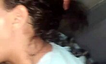 pharmacy delivery guy sneaks in for secret wife hookup close-up action
