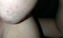cuckold hubby films close-up as i destroy his fat latina wife's huge wet pussy, creampie then she rides him to cum quickie outdoor 