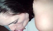 she gives her uk ex a sloppy deep blowjob like old times.