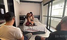 Trophy Wives Swap And Take Massive Facials Short