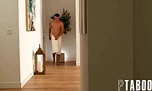 awkward taboo vibes as nina meets jamie for milf petite pounding