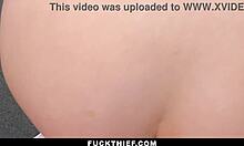 Chloe you cute blonde thief now bend over for your punishment fuck