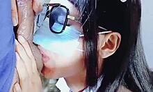 Ever had a pinay college 18+ teen give you sloppy deepthroat blowjob like this curvy slut?