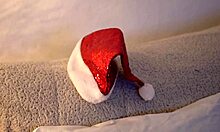 wow what a christmas surprise that young student got masturbated and fucked doggystyle by stepdad on her big ass